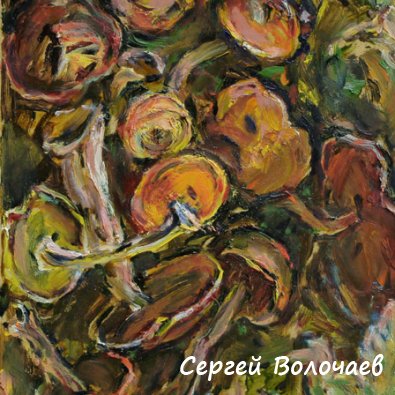 192_Грибы. 2005. Холст, масло. 36 х 27
