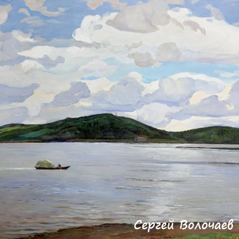49_После дождя. 1980. Картон, масло. 86 х 105