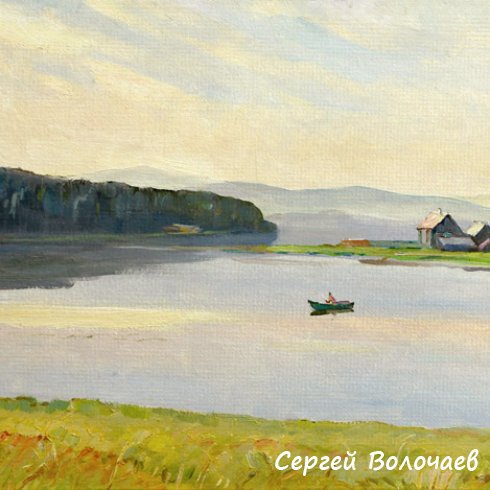 88_Тишина. 1985. Картон, масло. 40 х 50