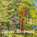 94_Освещенные солнцем. 1986. Картон, масло. 50 х 40