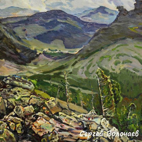 020_Сверкающая россыпь. 1975. Холст, масло. 48 х 63