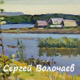 166_Голубой день. 1994. Картон, масло. 12,3 х 17,3