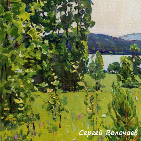 025_Зной. 1977. Картон, масло. 39,5 х 25