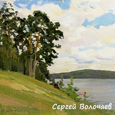 052_Рыбачки. 1983. Картон, масло. 39,5 х 49,5