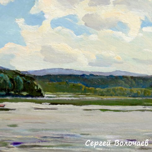 63_Тишина. 1982. Картон, масло. 25 х 35