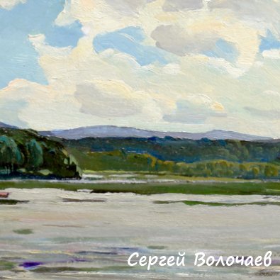 63_Тишина. 1982. Картон, масло. 25 х 35
