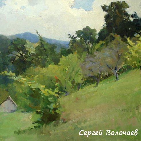 239_(15)  Кабардинка. К.м., 50х34, см