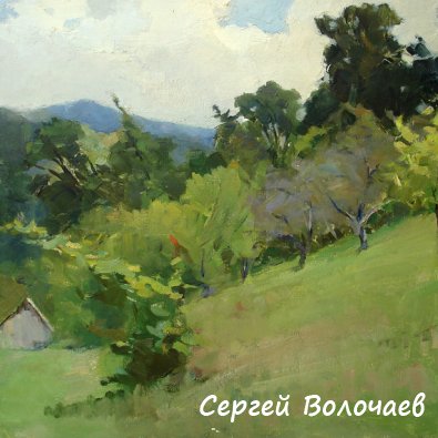 239_(15)  Кабардинка. К.м., 50х34, см